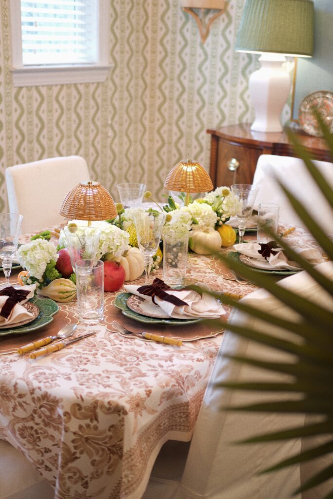 fall tablescape